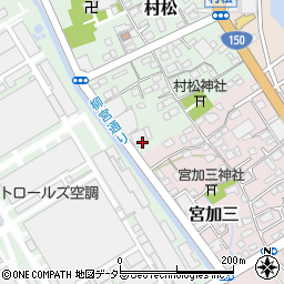 静岡県静岡市清水区村松330-6周辺の地図