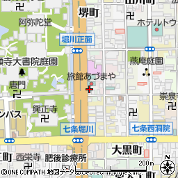 株式会社福永念珠舗　西本願寺店周辺の地図