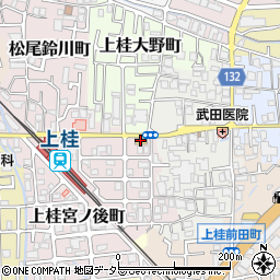 セブンイレブン京都上桂宮ノ後町店周辺の地図