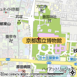 京都府京都市東山区茶屋町周辺の地図