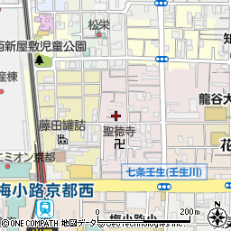 京都府京都市下京区夷馬場町24-5周辺の地図