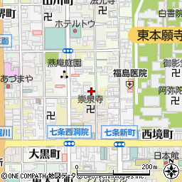 京の宿しみず周辺の地図