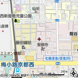 京都府京都市下京区夷馬場町24-8周辺の地図