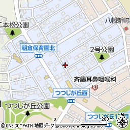 愛知県知多市朝倉町370周辺の地図