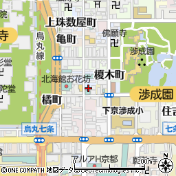 京都府京都市下京区笹屋町277周辺の地図