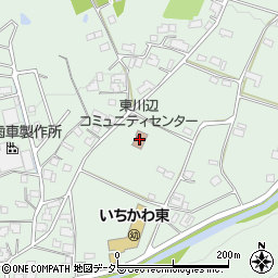 東川辺コミュニティセンター周辺の地図