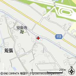 滋賀県栗東市荒張1176-1周辺の地図