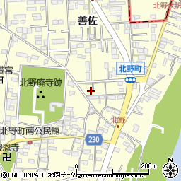 愛知県岡崎市北野町東山185-18周辺の地図