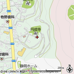満徳山　円成寺周辺の地図