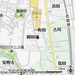 愛知県知多郡東浦町森岡一町田21周辺の地図