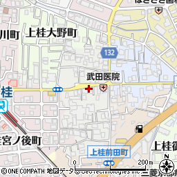 西京警察署上桂交番周辺の地図