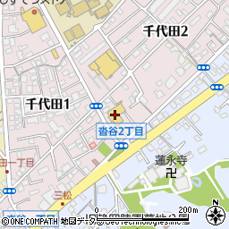 ダイソー静岡千代田店周辺の地図