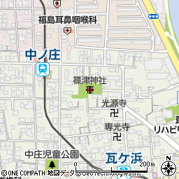 篠津神社周辺の地図