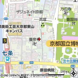 京都府京都市東山区塗師屋町周辺の地図