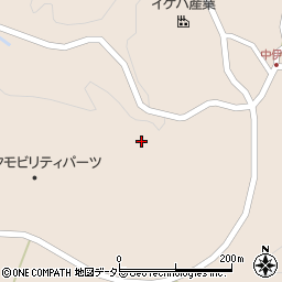 愛知県岡崎市中伊西町沢尻周辺の地図