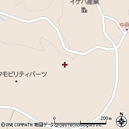 愛知県岡崎市中伊西町（沢尻）周辺の地図