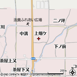京都府亀岡市曽我部町法貴（上畑ケ）周辺の地図