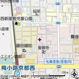 京都府京都市下京区夷馬場町24-21周辺の地図