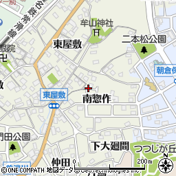 愛知県知多市新知南惣作周辺の地図