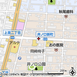 井ノ口新町周辺の地図