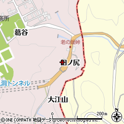 京都府亀岡市篠町王子田ノ尻周辺の地図