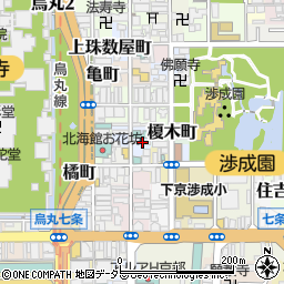 京都府京都市下京区笹屋町274周辺の地図