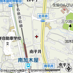 愛知県東海市加木屋町北平井30-1周辺の地図