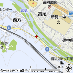 岡山県新見市西方749周辺の地図