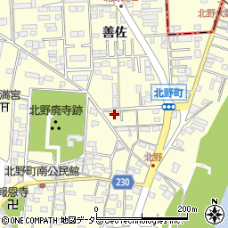 愛知県岡崎市北野町東山185-7周辺の地図