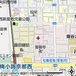 京都府京都市下京区夷馬場町22周辺の地図