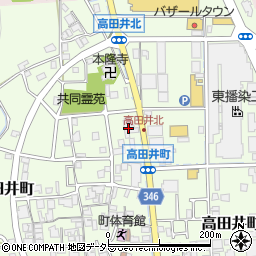 パリミキ　西脇高田井店周辺の地図