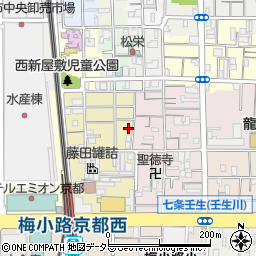 豆子稲荷神社周辺の地図