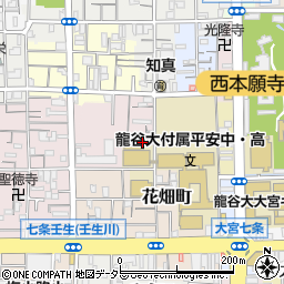京都府京都市下京区諏訪開町4周辺の地図