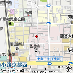京都府京都市下京区夷馬場町22-14周辺の地図