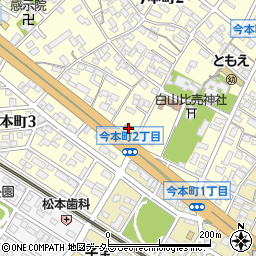 くら寿司安城今本町店周辺の地図
