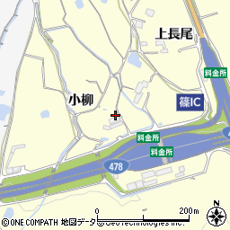 京都府亀岡市篠町篠小柳周辺の地図
