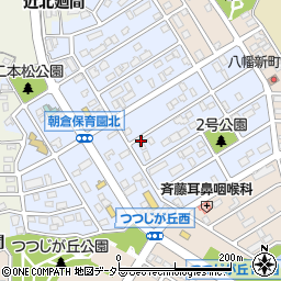 愛知県知多市朝倉町345周辺の地図