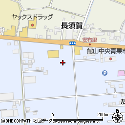 千葉県館山市安布里周辺の地図