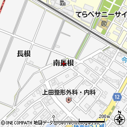 愛知県安城市住吉町南長根周辺の地図