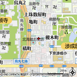 京都府京都市下京区笹屋町267周辺の地図