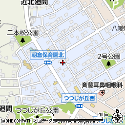愛知県知多市朝倉町309周辺の地図