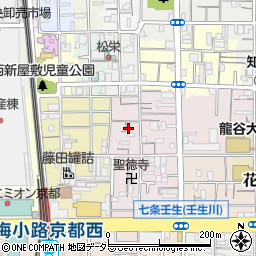 京都府京都市下京区夷馬場町22-25周辺の地図