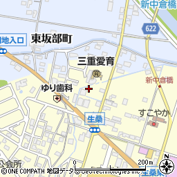 三重県四日市市生桑町20周辺の地図
