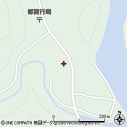 島根県邑智郡美郷町都賀行127周辺の地図