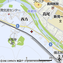 岡山県新見市西方757-33周辺の地図