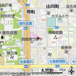 京都府京都市下京区玉本町周辺の地図