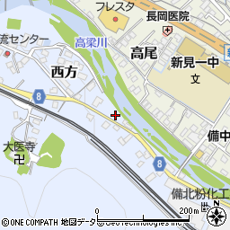 岡山県新見市西方751周辺の地図