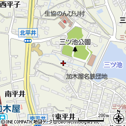 愛知県東海市加木屋町北平井46周辺の地図
