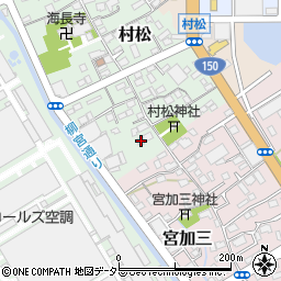 静岡県静岡市清水区村松15周辺の地図