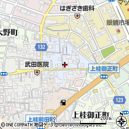 コンセプト上桂東居町パーキング周辺の地図